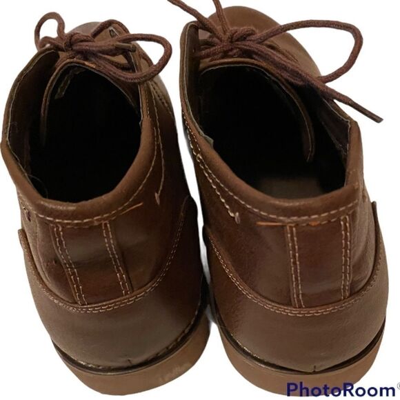 Brown Leather Business Casual Men’s shoes by Dexter, Size 9 - Picture 6 of 7